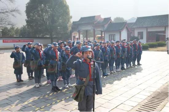 石首市桃花山红军小学研学,桃花山红军学校研学
