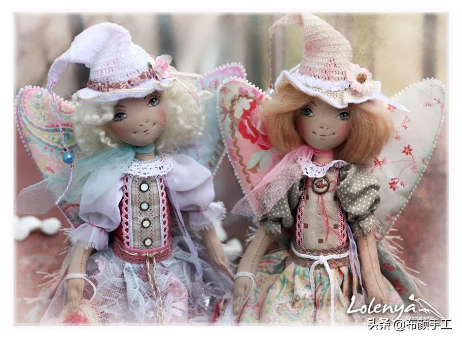 OlgaAbakumova的布艺娃娃,魔法花园里小花仙