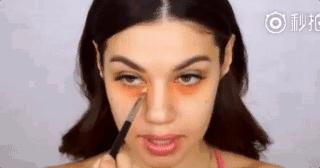 乔欣的熊猫妆照片,乔欣和熊猫眼妆