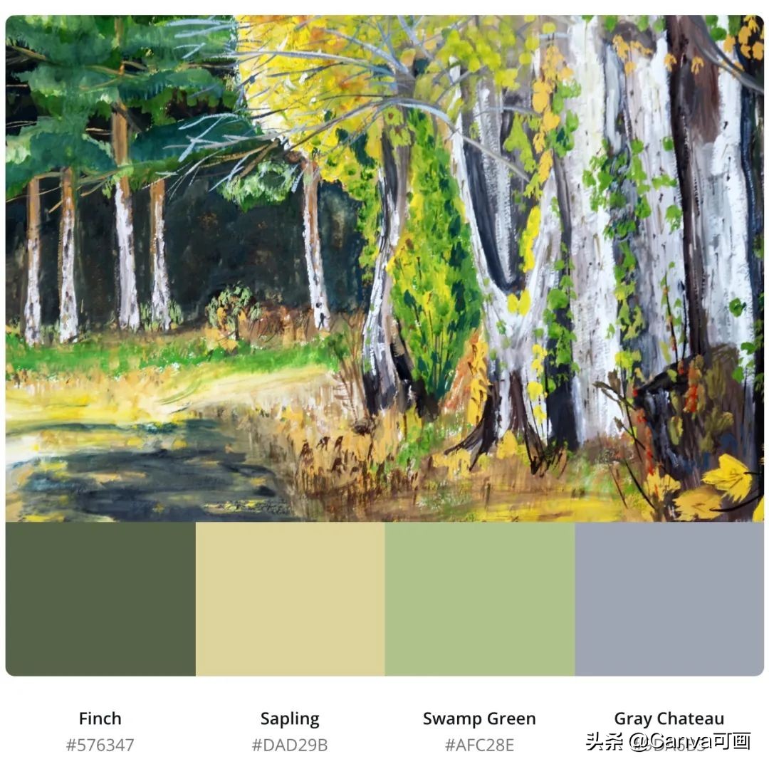 秋天配色插画秋高气爽,秋季高清插画