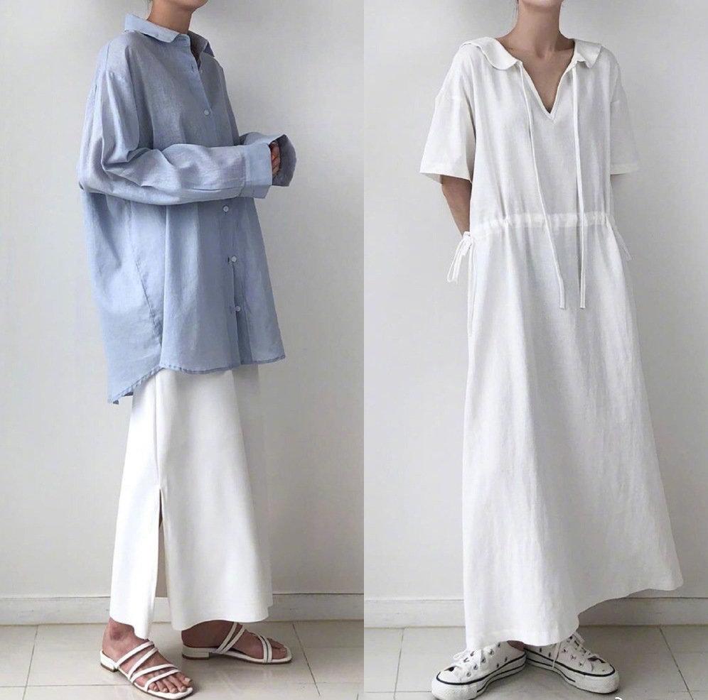 温柔干净日系森系穿衣搭配,清新干净的日系风穿搭