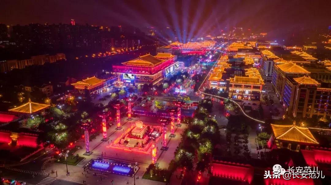 大唐不夜城还原照片,大唐不夜城换装拍摄