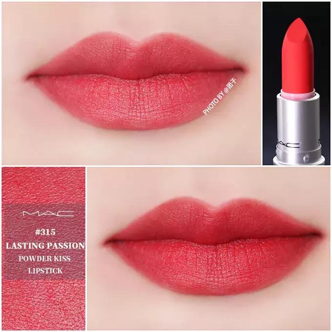 mac口红rubywoo和迪奥999哑光,测评mac口红