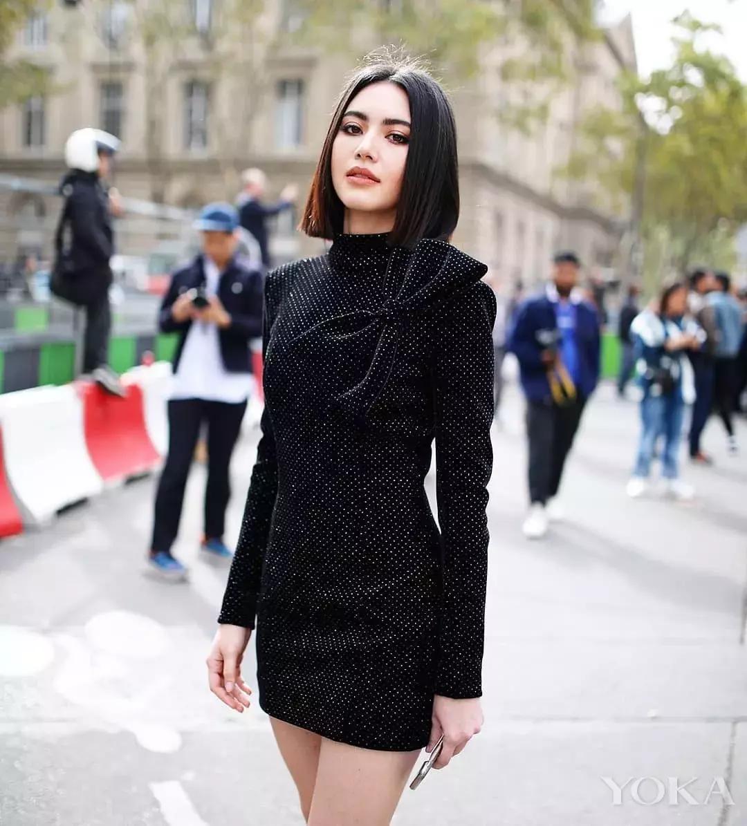 泰国第一美人热巴,泰国比利时混血神颜