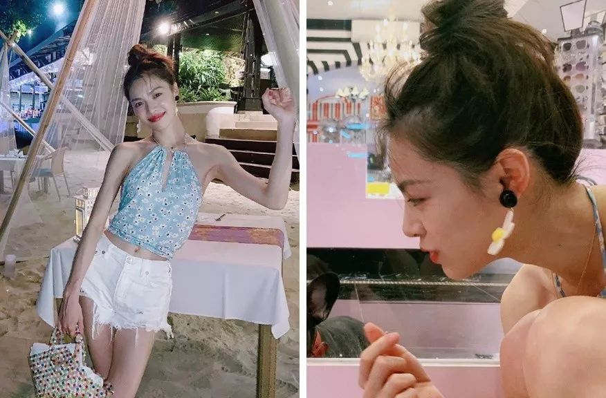 杨紫穿黑色连帽卫衣搭配,杨紫同款kk衣服