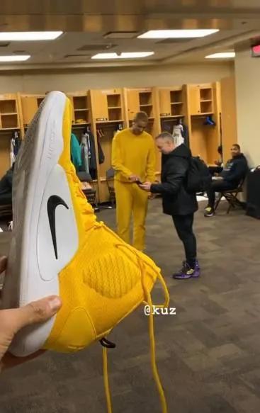 NBA球员上脚：湖人球员的球鞋，波普、麦基和卡鲁索都有！