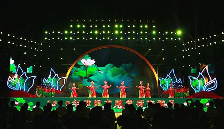 淮阳龙湖风景区荷花盛开,淮阳荷花风景区