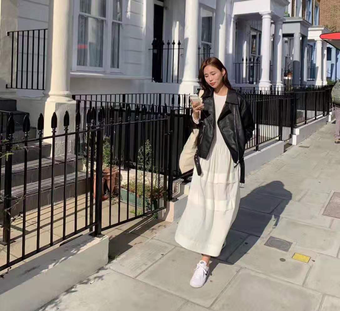 开衫宽松毛衣韩国女装搭配,中长款韩款毛衣打底衫