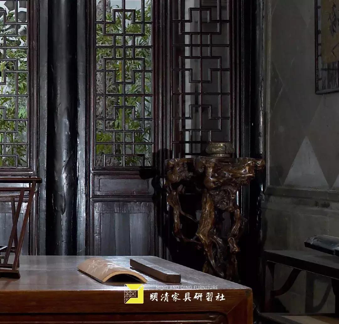 古典家具现代空间书房,古典家具与现代空间书房