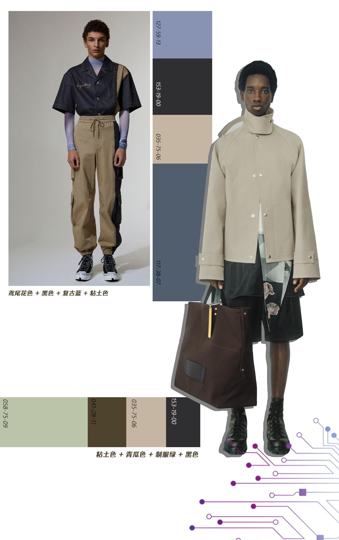 春夏男装色彩分析,2022秋冬男装颜色流行趋势