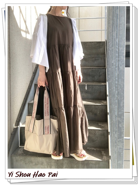 GU的平价连衣裙也很好穿，看看日本女人怎么避免穿出廉价感