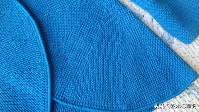 搓板针女士开衫教程,扇形下摆法式连衣裙钩织教程女童