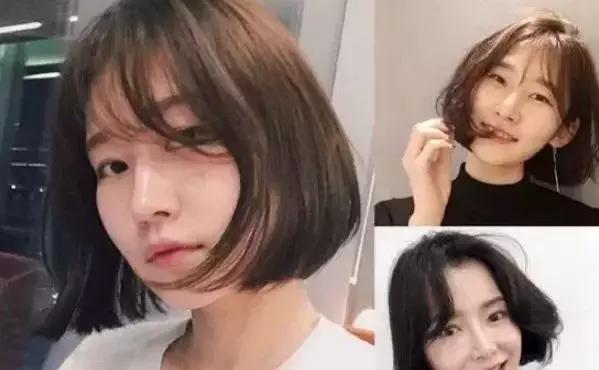 圆脸短下巴女生适合的短发,圆脸短下巴短发图片