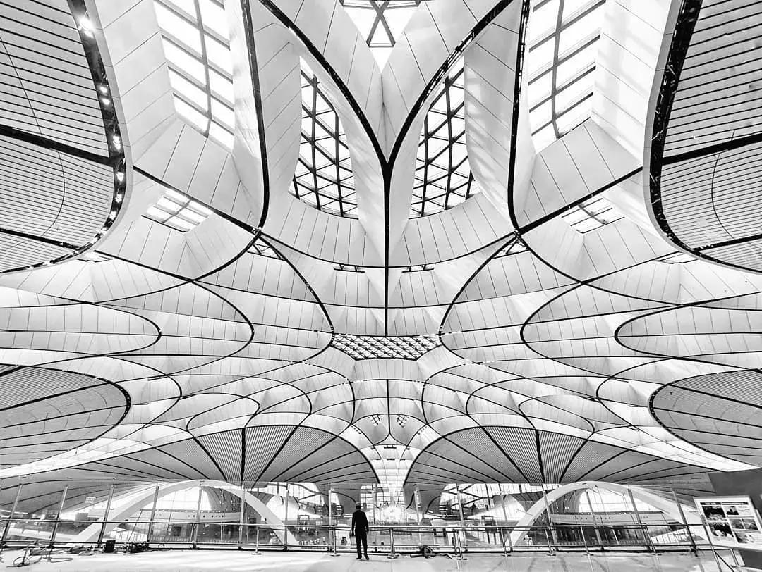 大兴机场平面图纸,北京大兴机场设计图费用