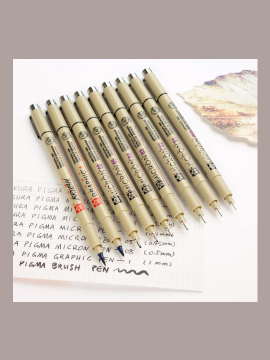 十大公认好用的手帐笔,手帐专用樱花笔