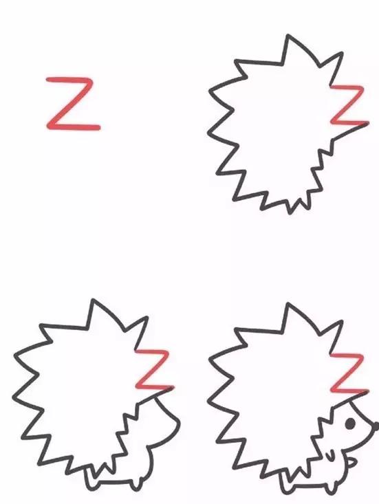 26个字母趣味简笔画完整版,字母简笔画26个字母简单又好看