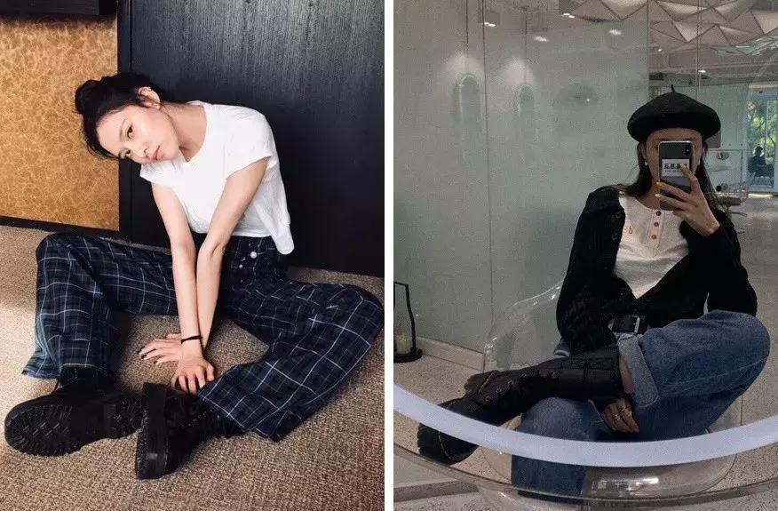 女生买马丁靴,卖女士马丁靴的