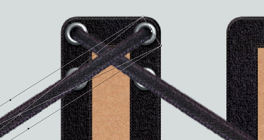 ps怎么做创意字体描边,ps鞋带花边怎么设计