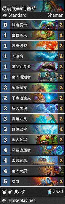 炉石传说最新任务线,炉石传说月初标准卡组