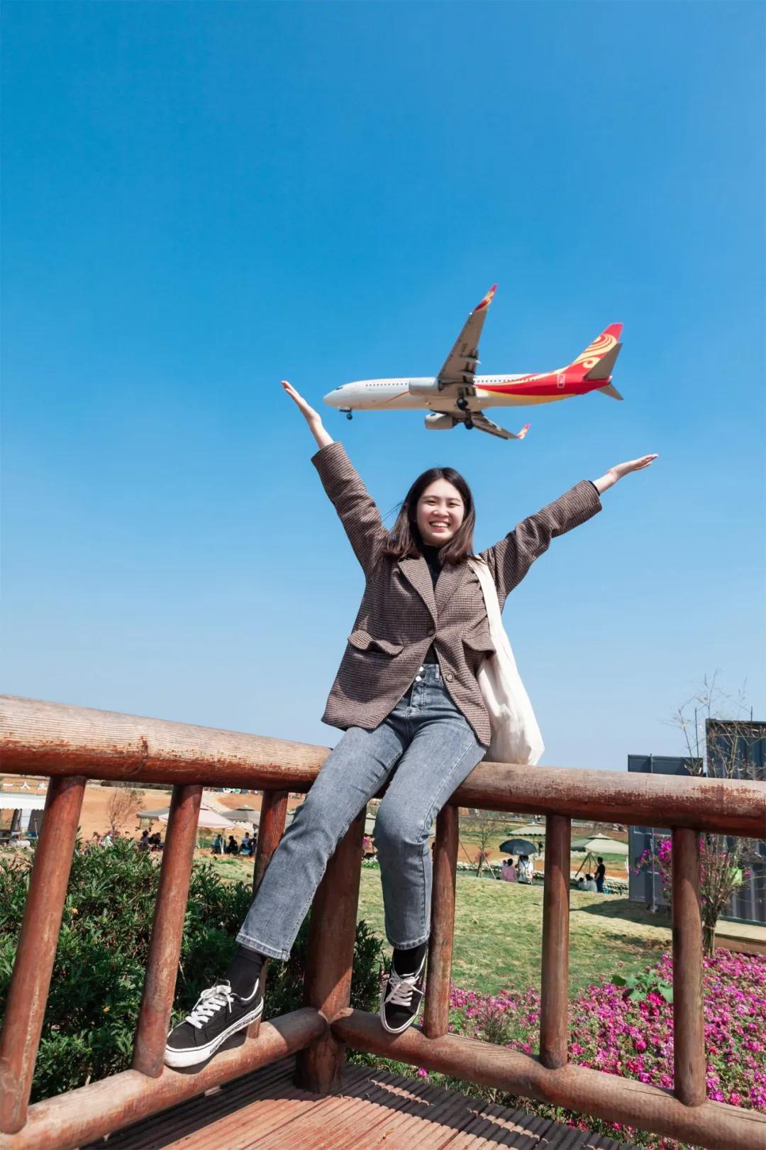在空港花田里怎么拍照好看,每张都是屏保