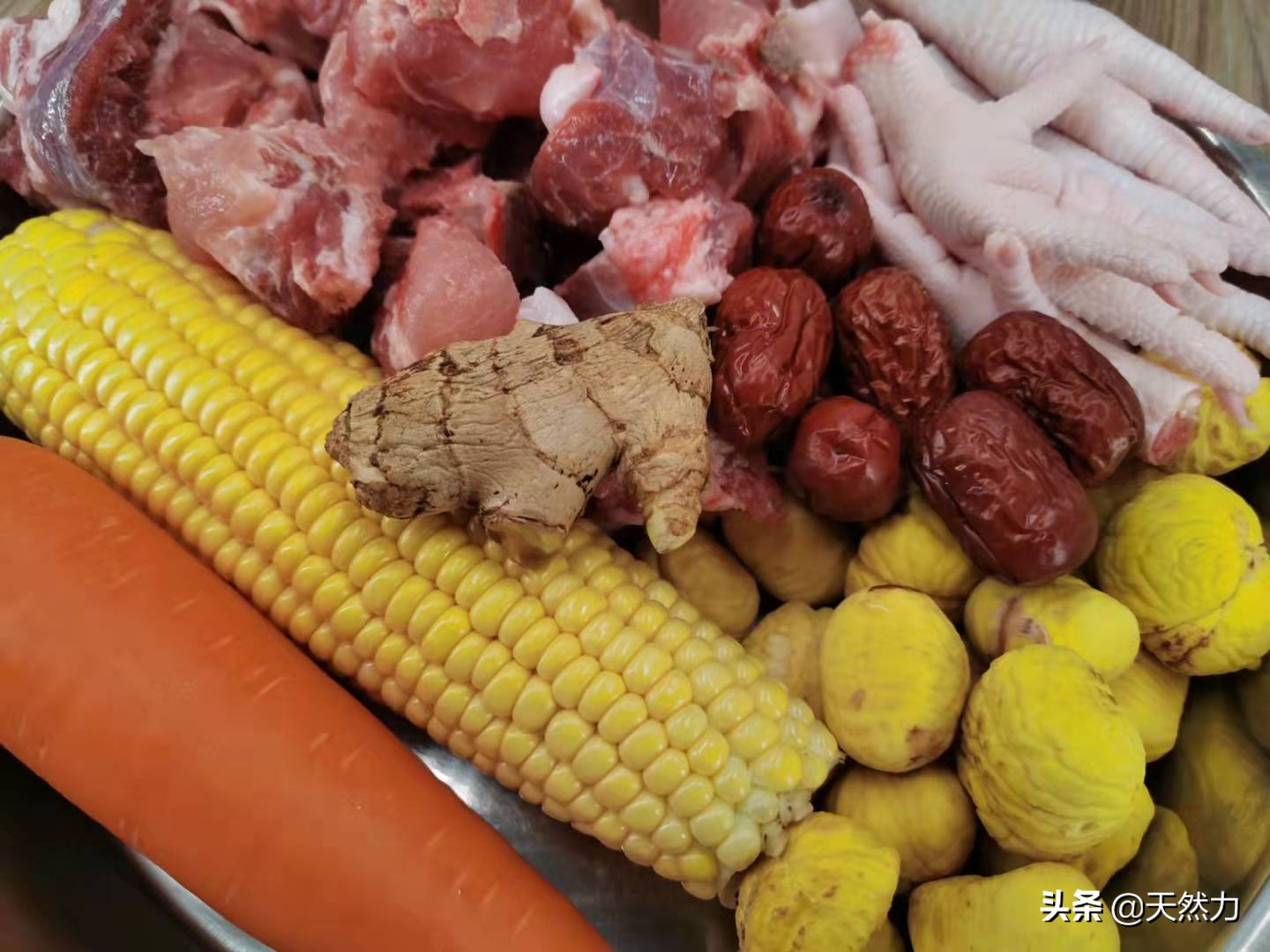 广东板栗骨头汤的做法,排骨靓汤家常煲汤大全