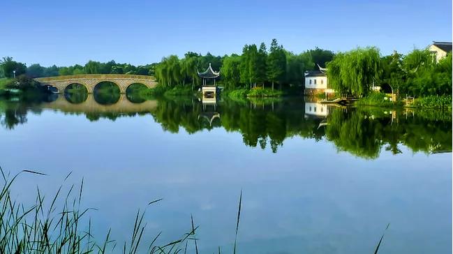 无锡尚贤河湿地夜光跑道路线,无锡古运河慢行步道