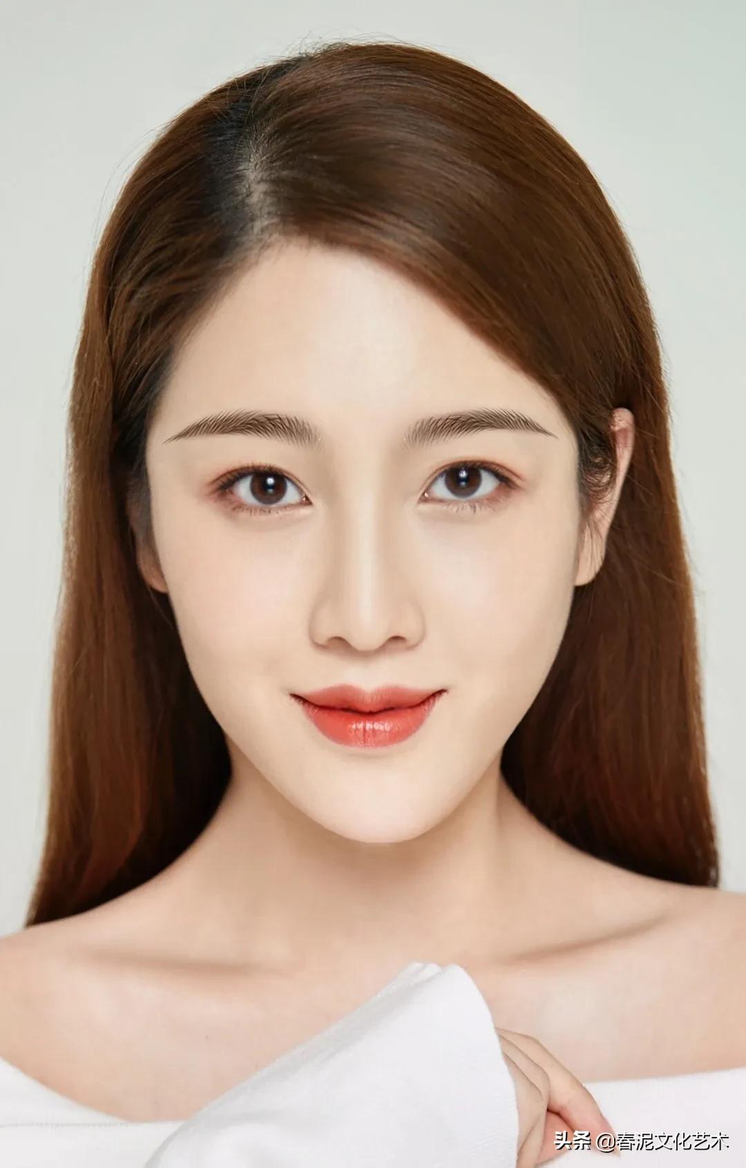 不同肤质纹绣操作视频,平眉画法教程纹绣