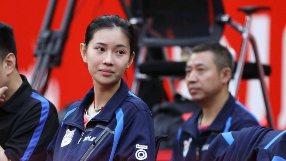 国乒第一美女陈梦图片,国乒新排名女乒一姐垫底