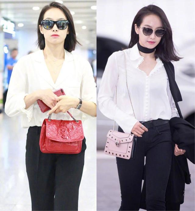 明星示范白衬衫时髦搭配,明星复古白衬衫搭配什么衣服