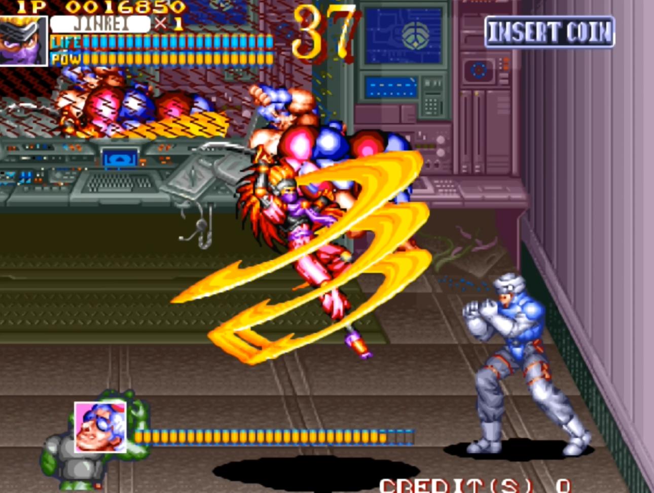 恐龙快打的隐藏招式,经典街机游戏恐龙中文重制版