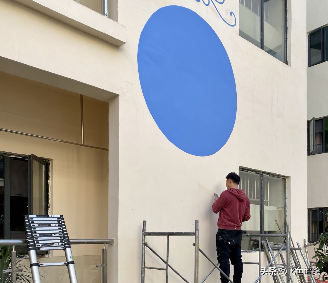 墙绘怎么画平整图片,墙绘怎样画写意