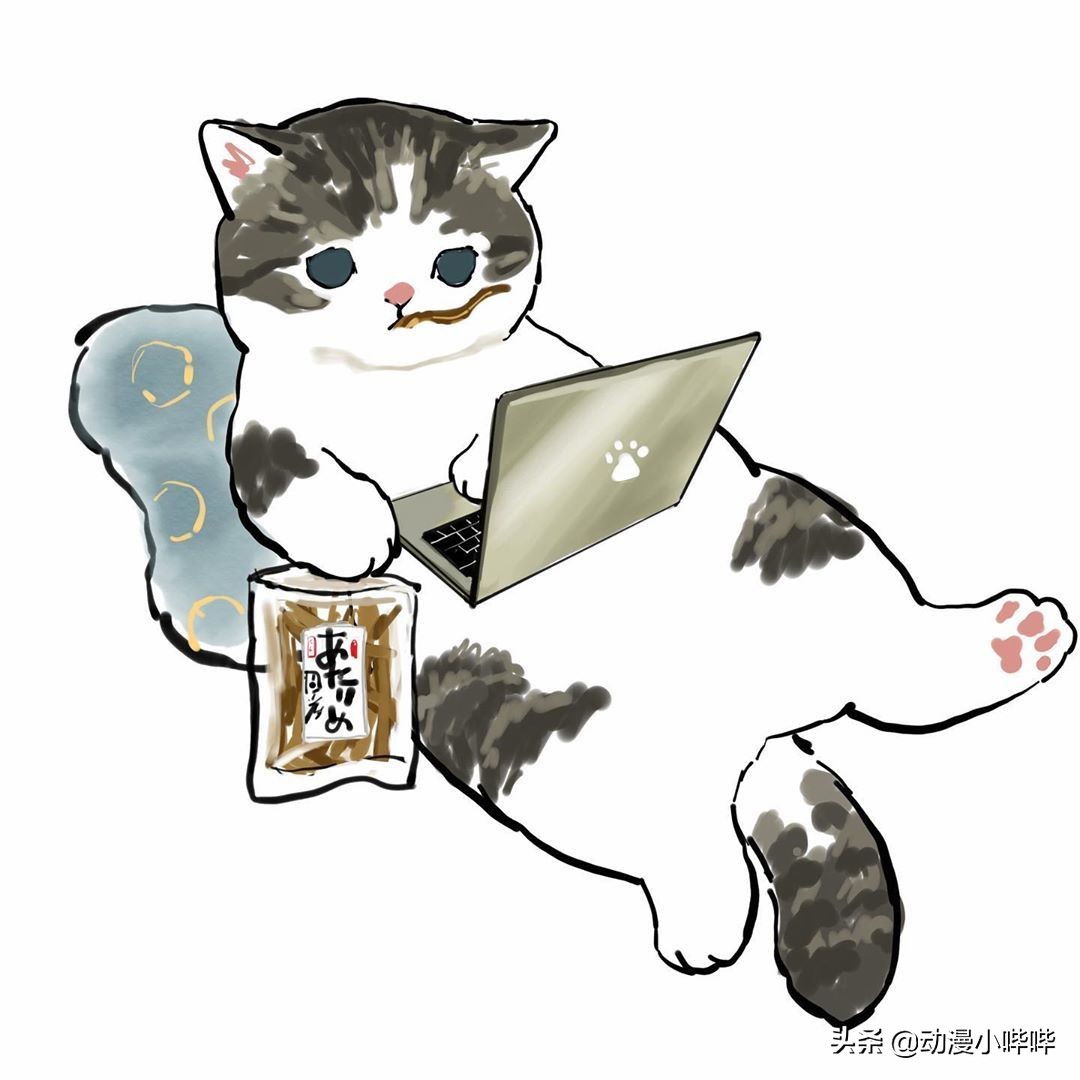 猫拟人韩国画师,画师将猫咪拟人化好可爱呢