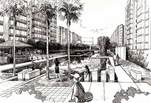 绘画初学者怎么学好画两点透视,绘画基础一点透视的画法