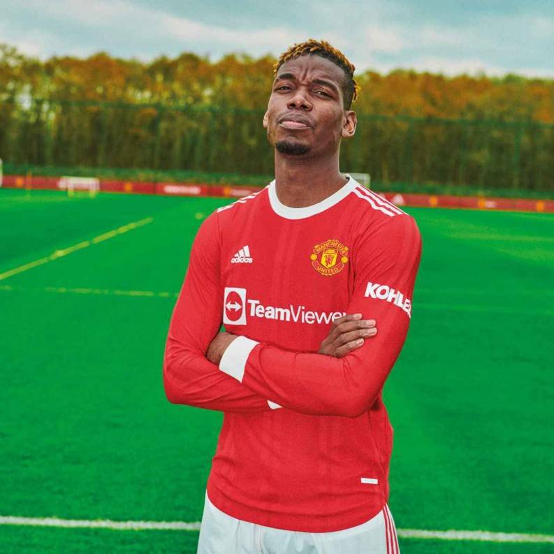 曼联新赛季球衣宣传图片,曼联新赛季主场球衣广告大片