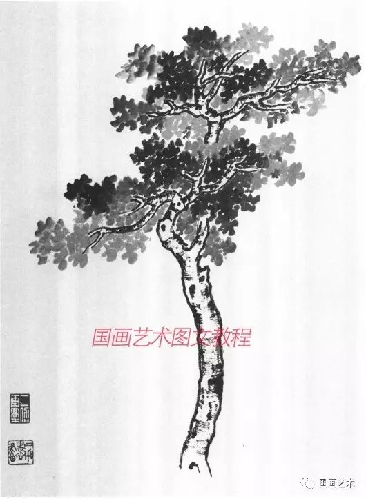 老春山水画基础技法,中国山水画技法教学王岳岗