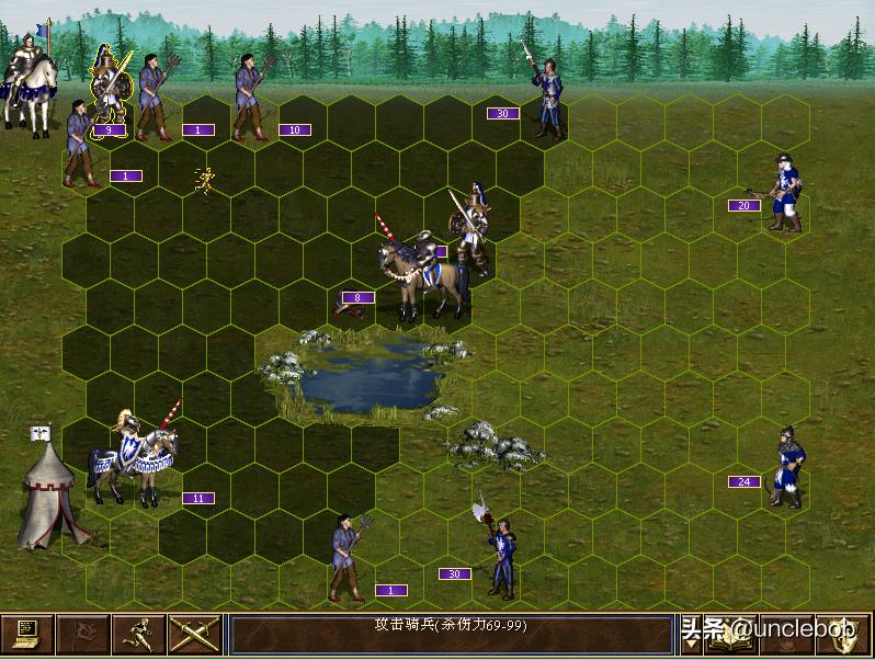 英雄无敌3打比蒙的图,英雄无敌3死亡阴影与深渊号角