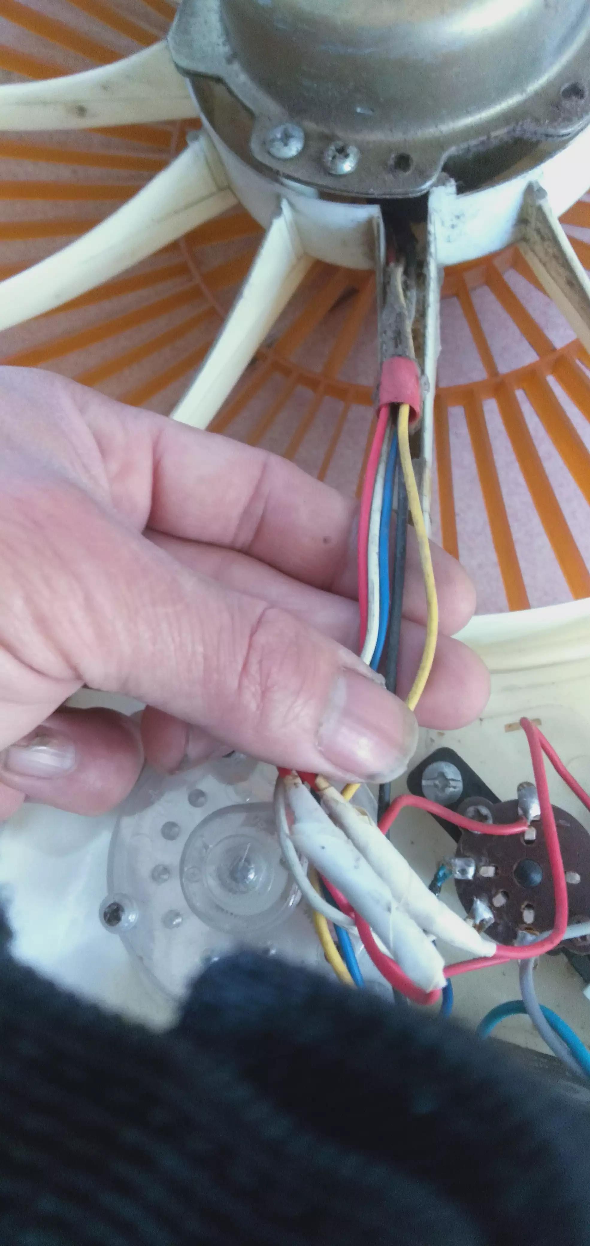 250毫米台式风扇的内部构造（不带电源板，一）