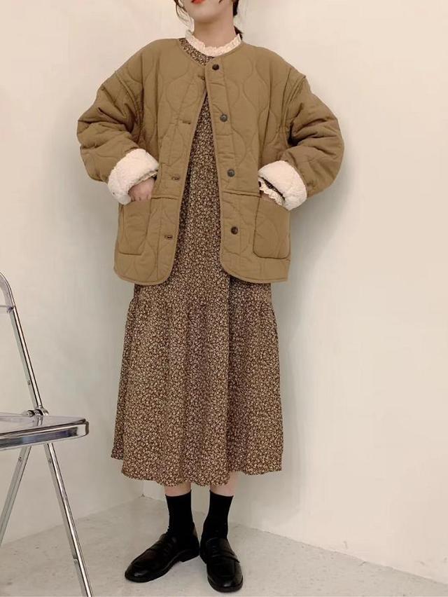 今年最火的绗缝棉服,今年流行棉服穿搭