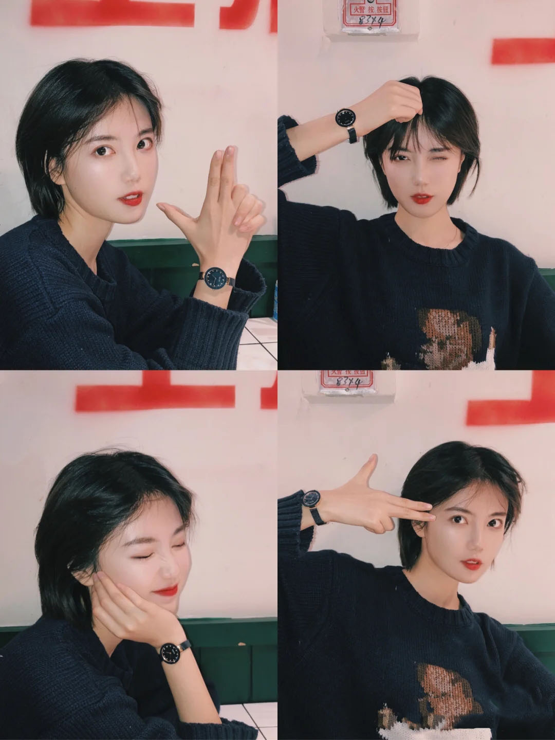 时尚潮款修脸显瘦,小方脸适合的中长发发型