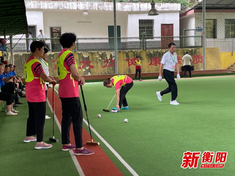 第十六届全运会门球比赛项目,项城市第三届运动会门球比赛现场