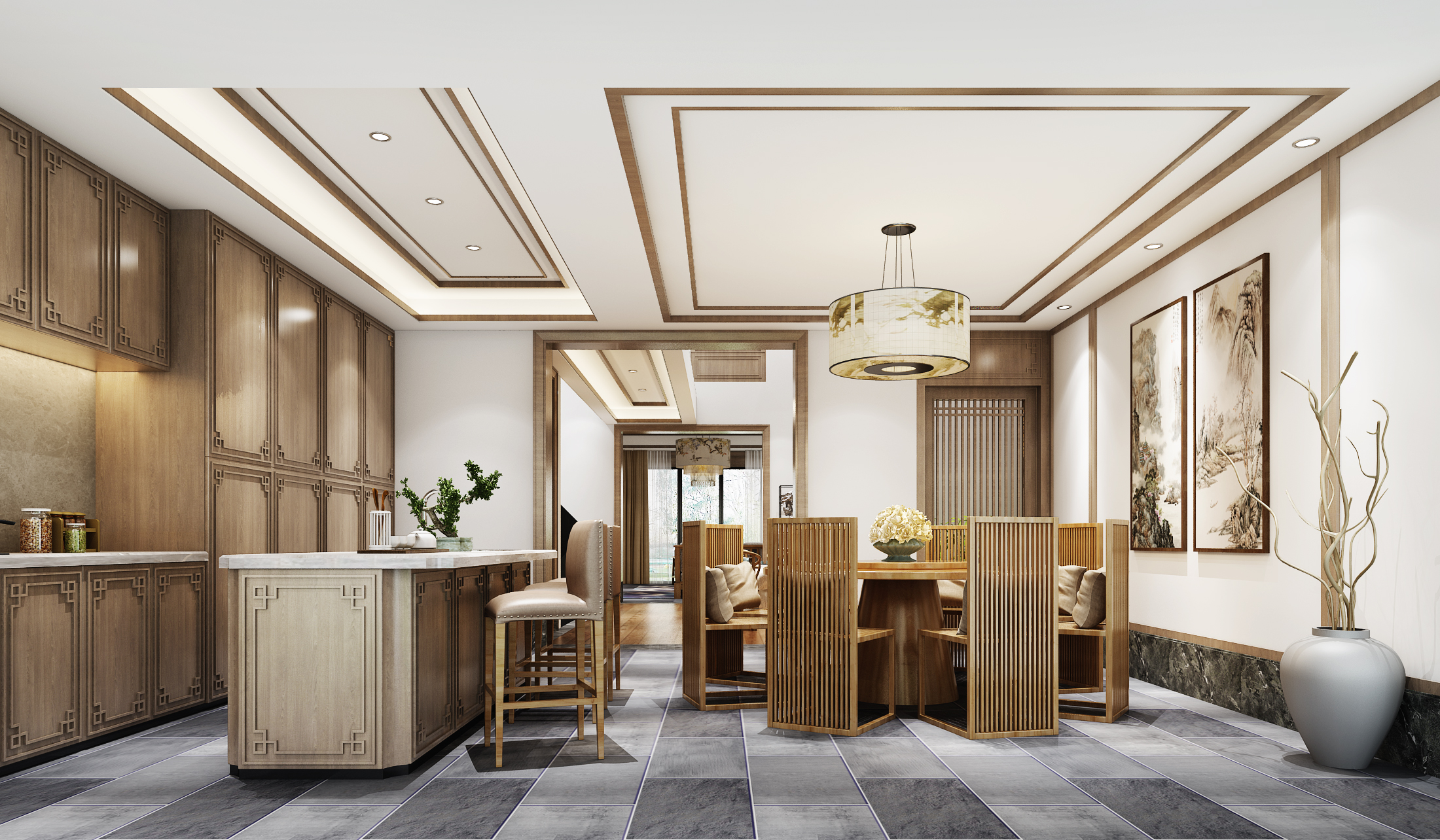 900平米4层别墅,400平别墅侘寂风