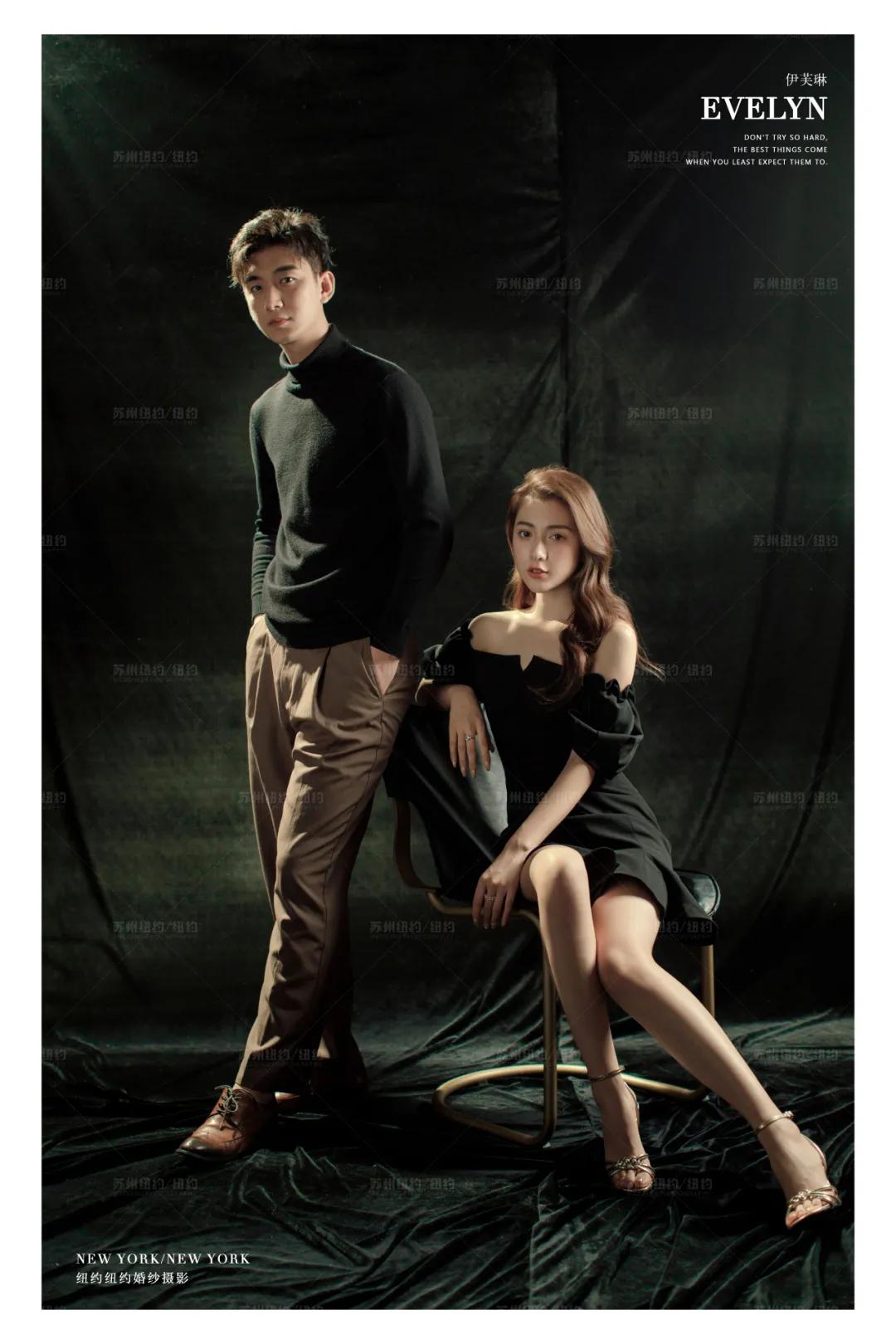 莫奈油画调色婚纱照,法式油画赫本风婚纱照