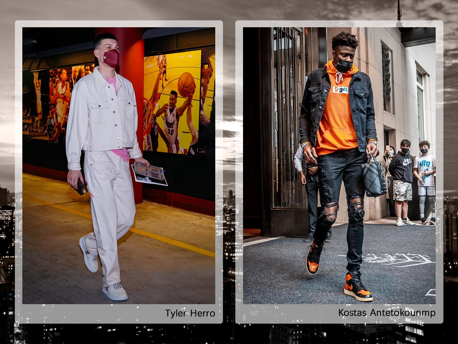 NBA球员通道「牛仔夹克」穿搭示范单品推介