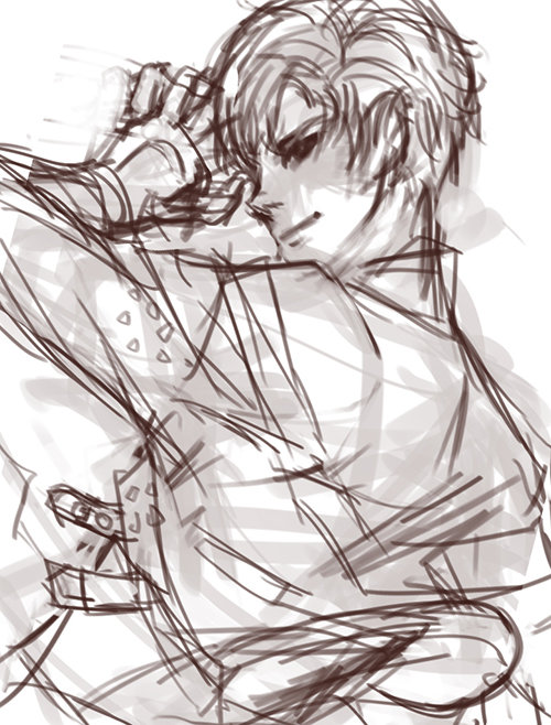 绘画线不流畅,绘画线稿上色教程