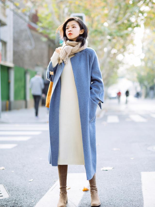 长大衣怎样穿搭最好看,长大衣适合穿什么款式的裙子