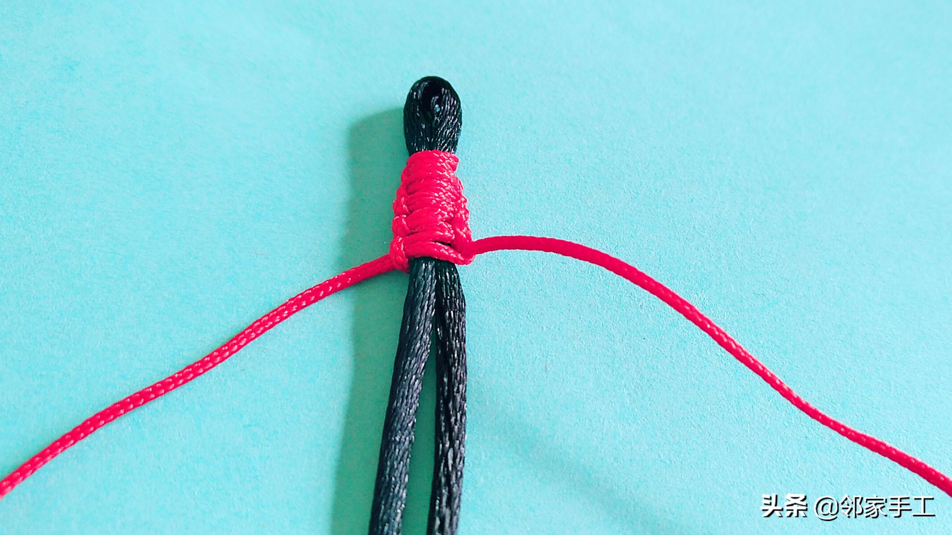 素圈加转运珠红绳手链编织,红绳手链100种编织教程完整视频