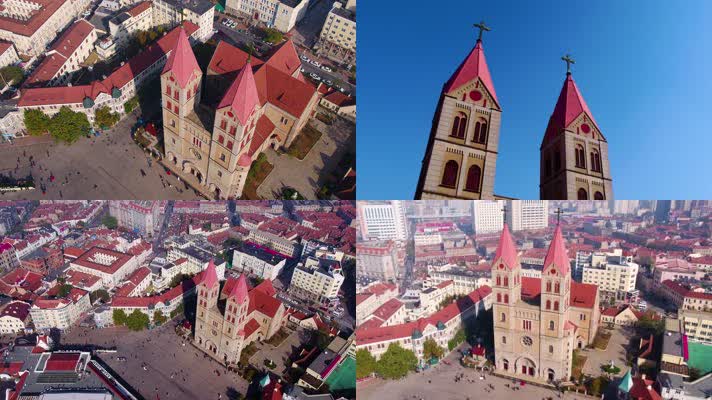 青岛旅游素材视频,青岛景点视频拍摄素材