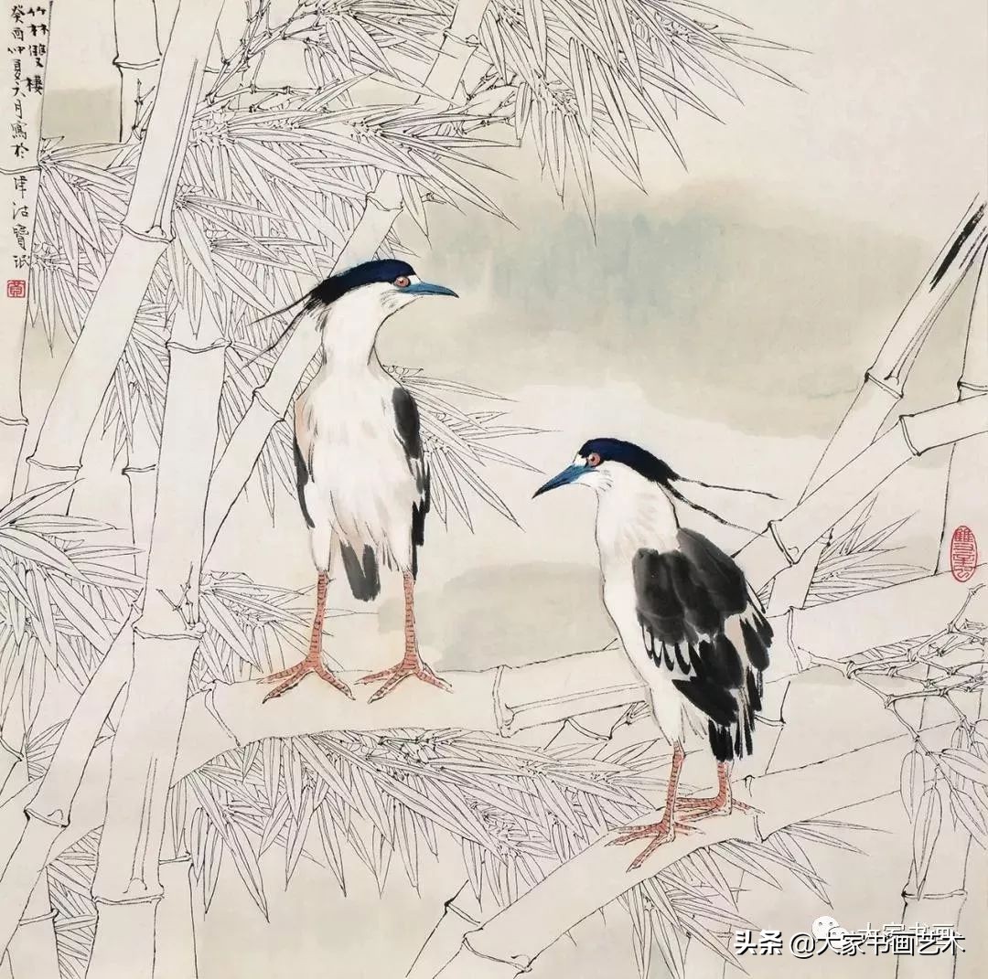 贾宝珉写意花鸟画谱山石篇,贾宝珉花鸟画稿精选图文