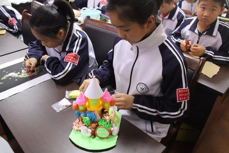 文明在我心中绘画五年级,德州五中校园文化节