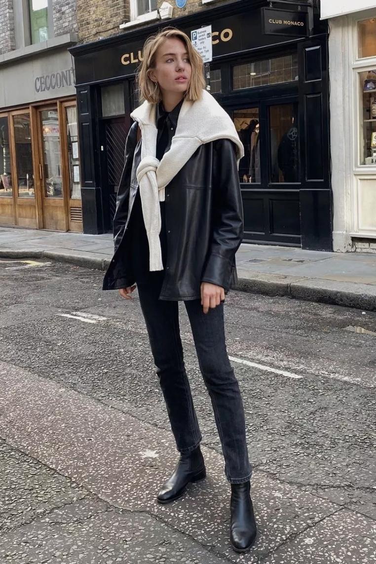 冬季显瘦裤子配靴子,现在还流行打底裤配靴子吗